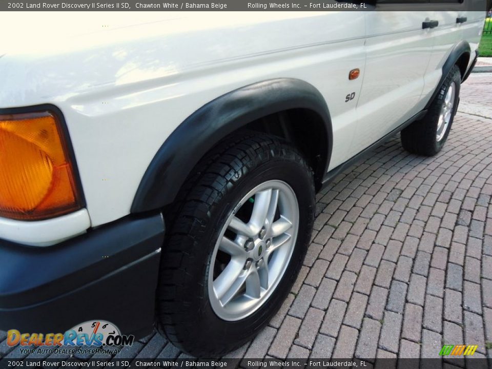 2002 Land Rover Discovery II Series II SD Chawton White / Bahama Beige Photo #17
