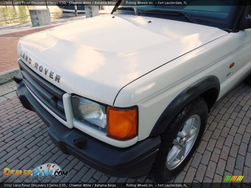 2002 Land Rover Discovery II Series II SD Chawton White / Bahama Beige Photo #18