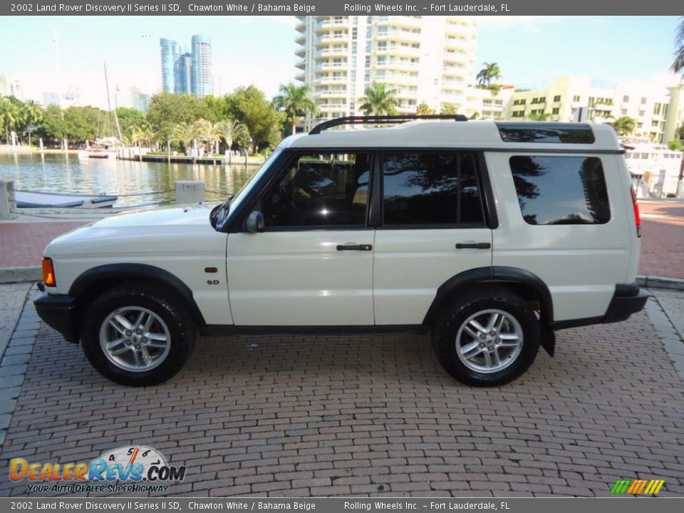 2002 Land Rover Discovery II Series II SD Chawton White / Bahama Beige Photo #20