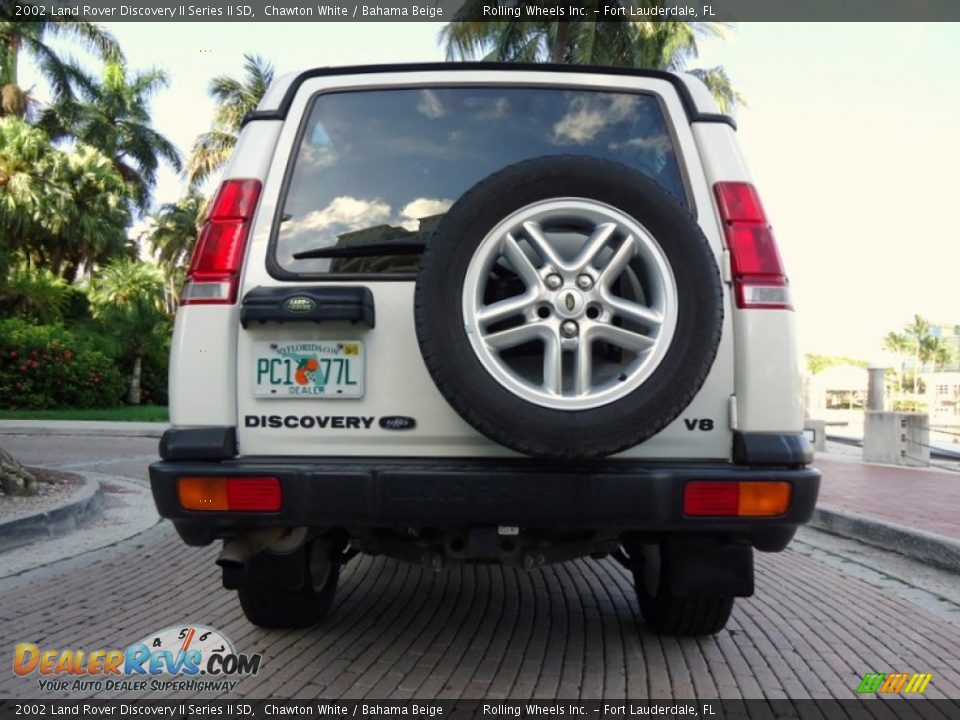 2002 Land Rover Discovery II Series II SD Chawton White / Bahama Beige Photo #22