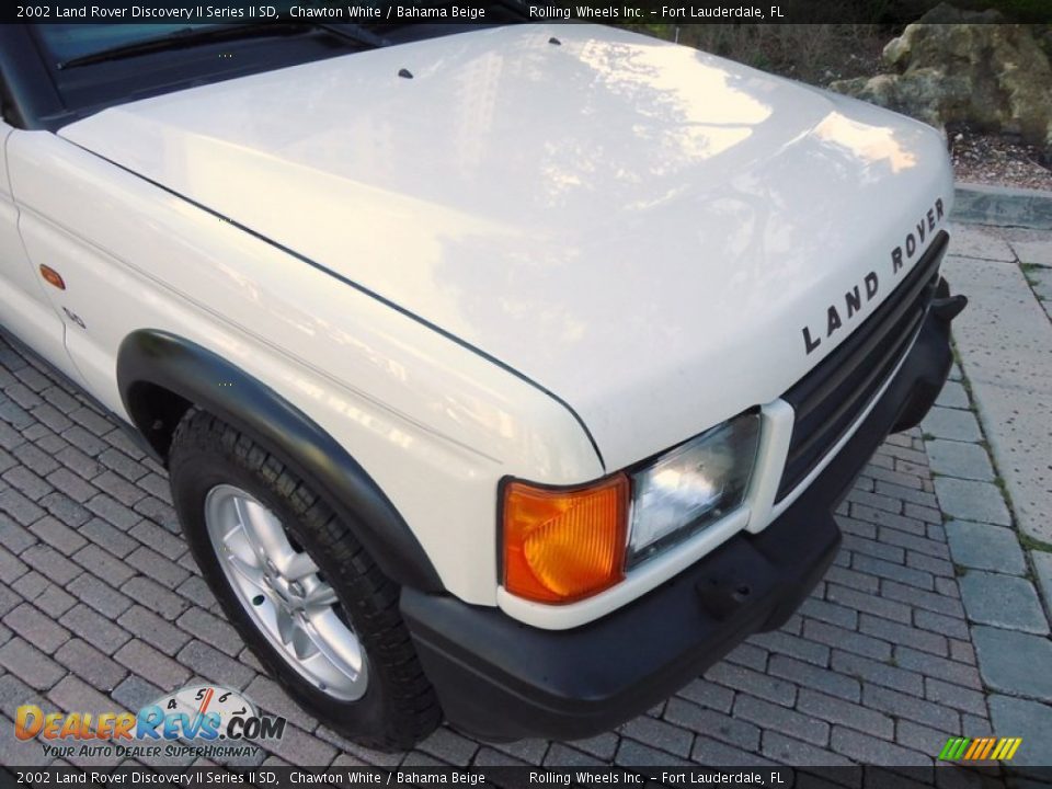 2002 Land Rover Discovery II Series II SD Chawton White / Bahama Beige Photo #26