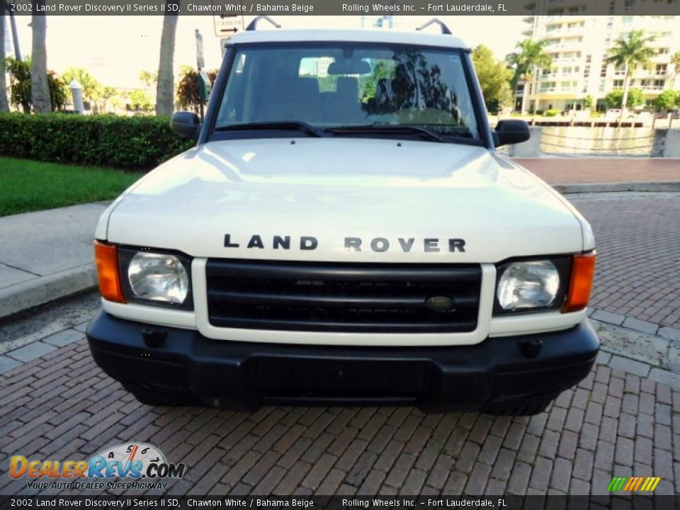 2002 Land Rover Discovery II Series II SD Chawton White / Bahama Beige Photo #33