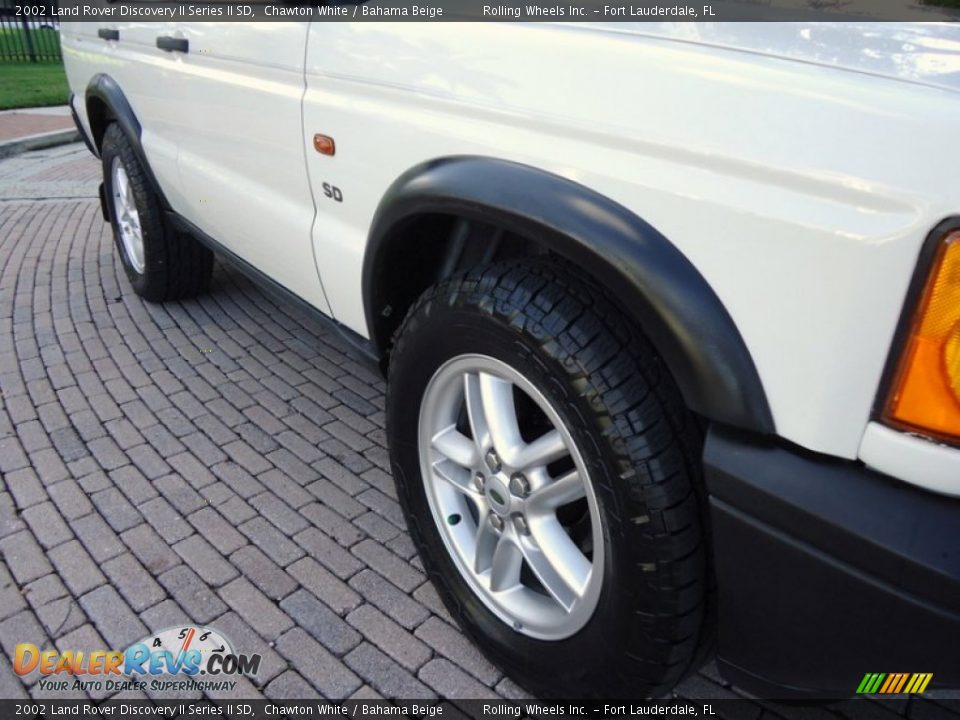 2002 Land Rover Discovery II Series II SD Chawton White / Bahama Beige Photo #34