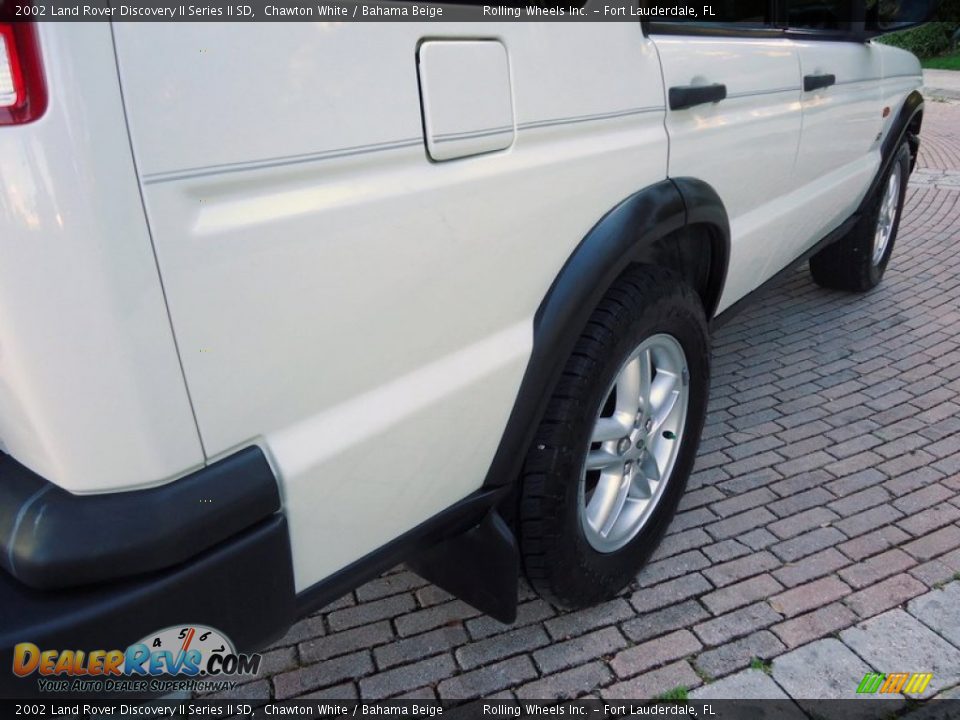 2002 Land Rover Discovery II Series II SD Chawton White / Bahama Beige Photo #35
