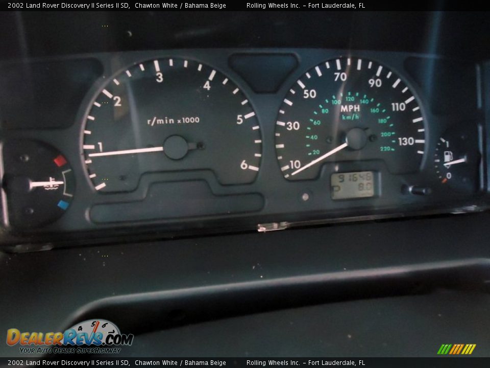 2002 Land Rover Discovery II Series II SD Gauges Photo #36