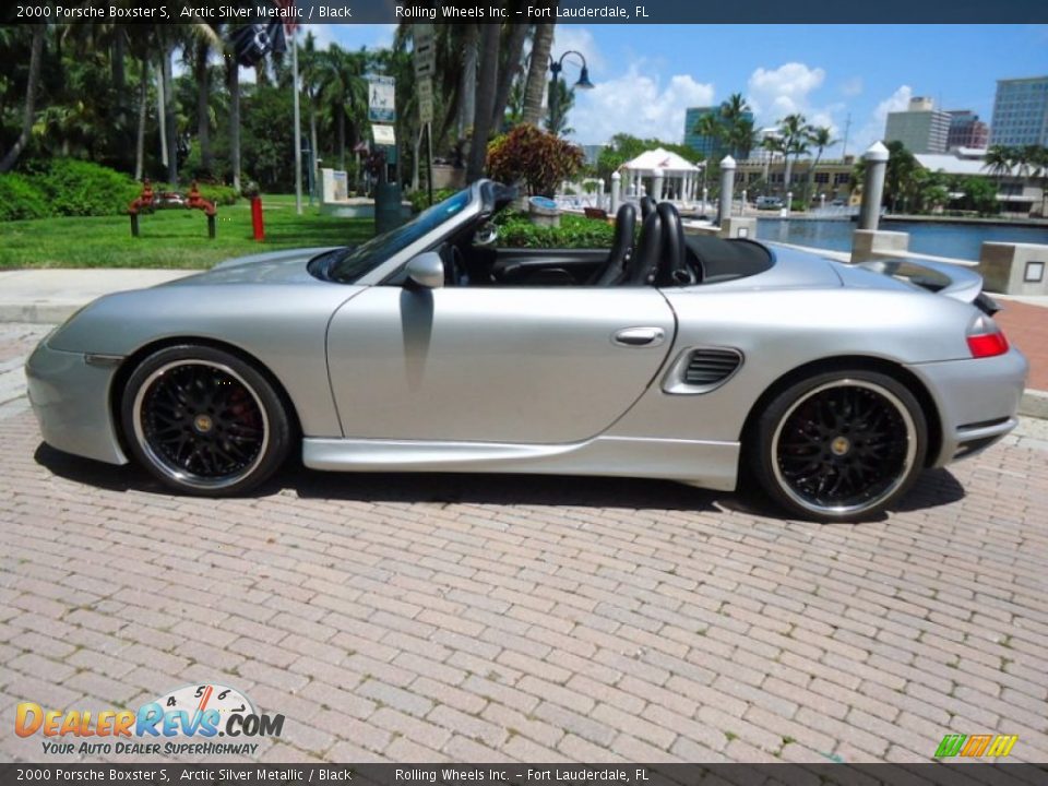 Arctic Silver Metallic 2000 Porsche Boxster S Photo #6
