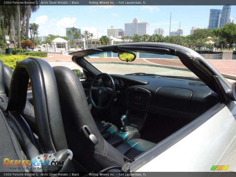 2000 Porsche Boxster S Arctic Silver Metallic / Black Photo #8