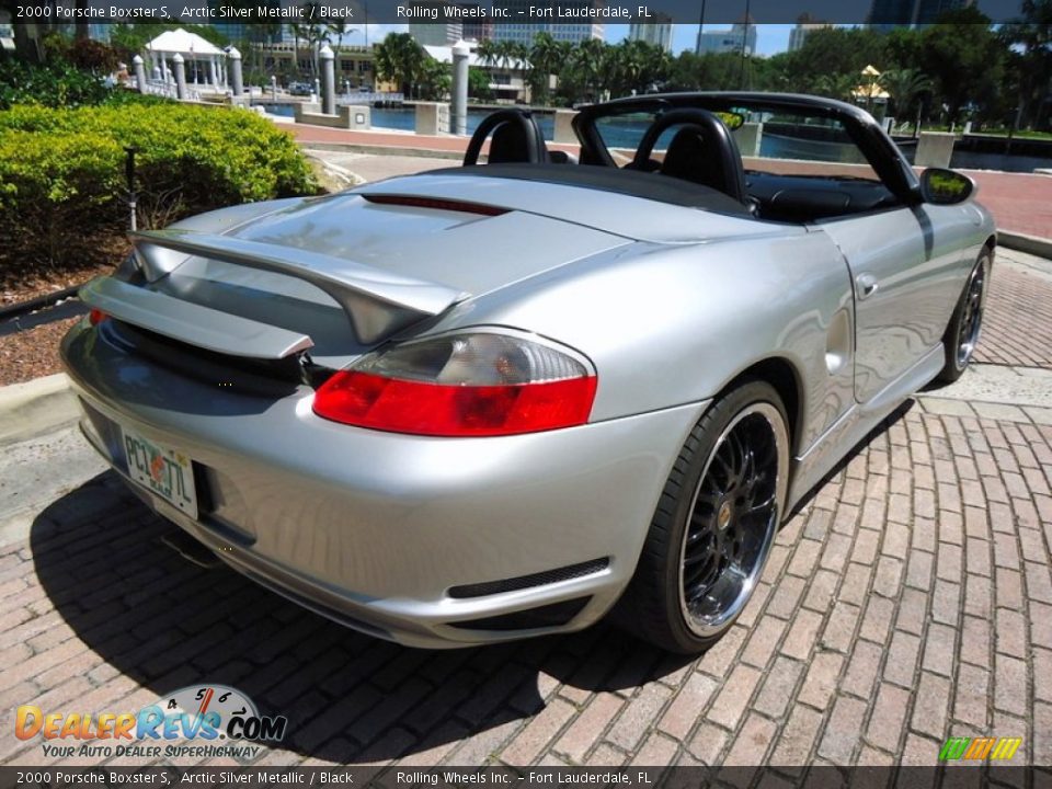2000 Porsche Boxster S Arctic Silver Metallic / Black Photo #9