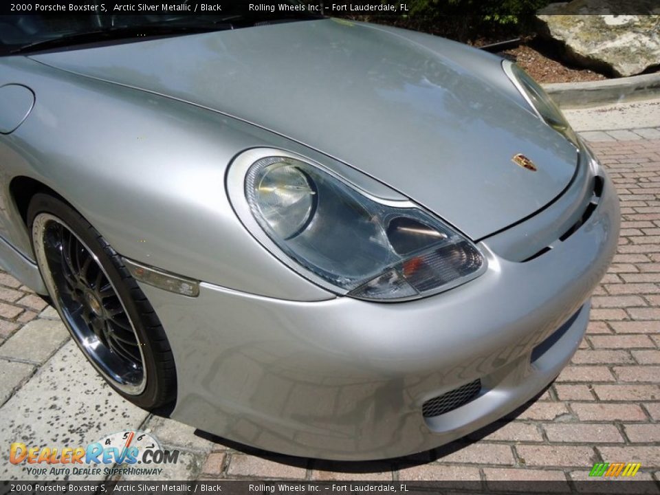 2000 Porsche Boxster S Arctic Silver Metallic / Black Photo #10