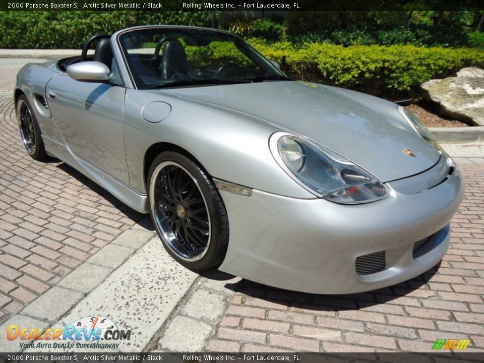 2000 Porsche Boxster S Arctic Silver Metallic / Black Photo #12