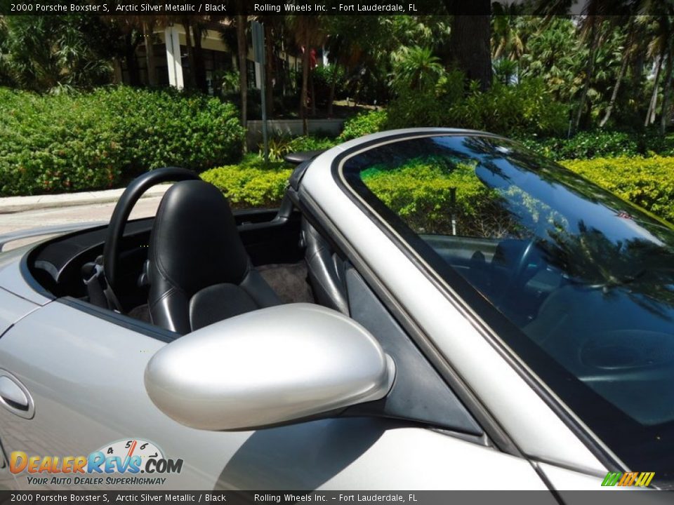 2000 Porsche Boxster S Arctic Silver Metallic / Black Photo #13