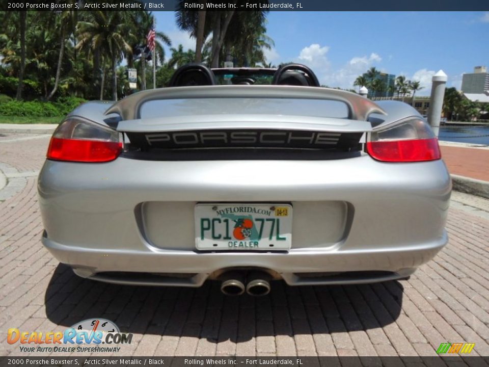 2000 Porsche Boxster S Arctic Silver Metallic / Black Photo #14