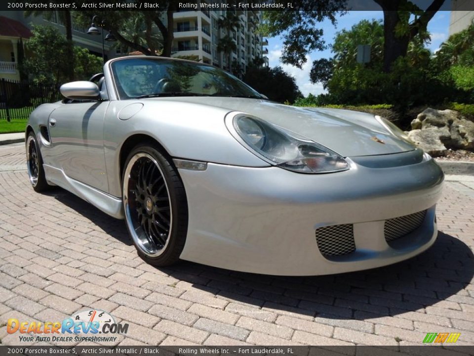 2000 Porsche Boxster S Arctic Silver Metallic / Black Photo #15