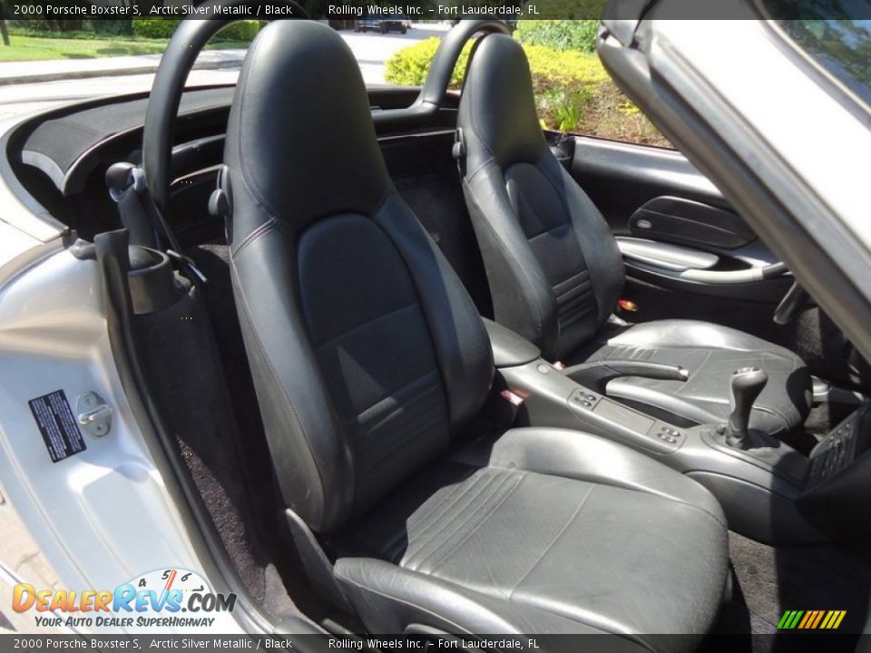 Black Interior - 2000 Porsche Boxster S Photo #16