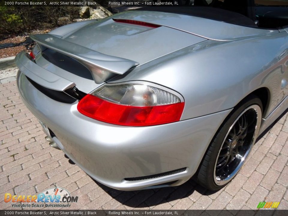 2000 Porsche Boxster S Arctic Silver Metallic / Black Photo #17