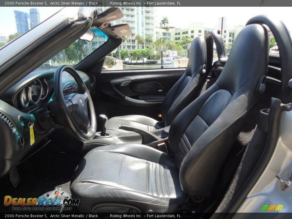 2000 Porsche Boxster S Arctic Silver Metallic / Black Photo #19