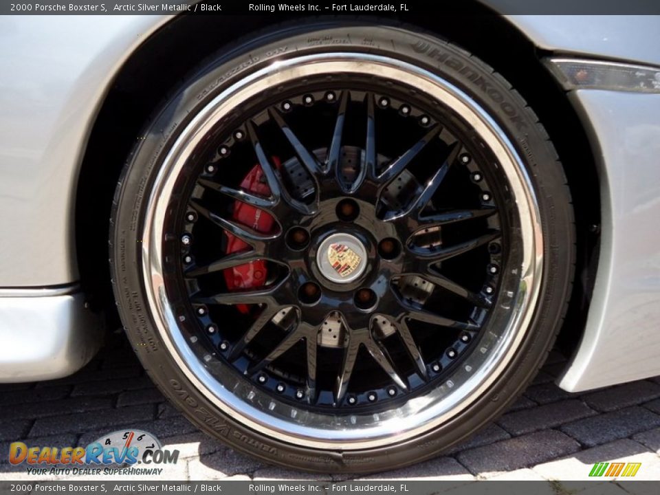 2000 Porsche Boxster S Arctic Silver Metallic / Black Photo #21