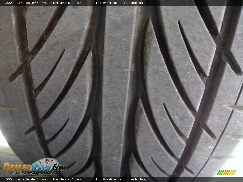 2000 Porsche Boxster S Arctic Silver Metallic / Black Photo #22
