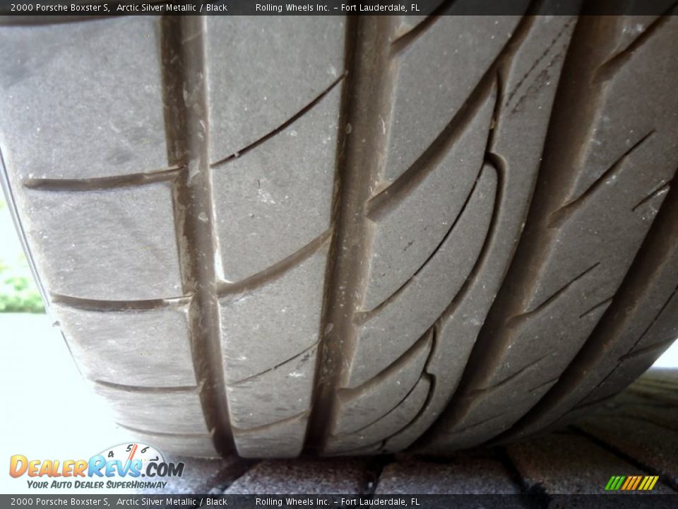 2000 Porsche Boxster S Arctic Silver Metallic / Black Photo #25