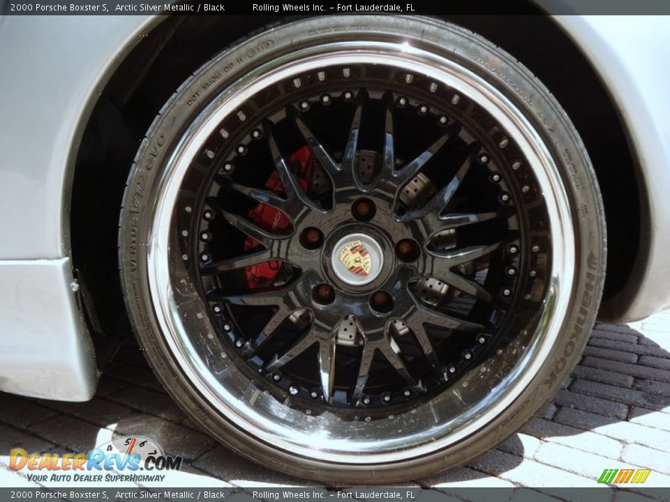 2000 Porsche Boxster S Arctic Silver Metallic / Black Photo #26