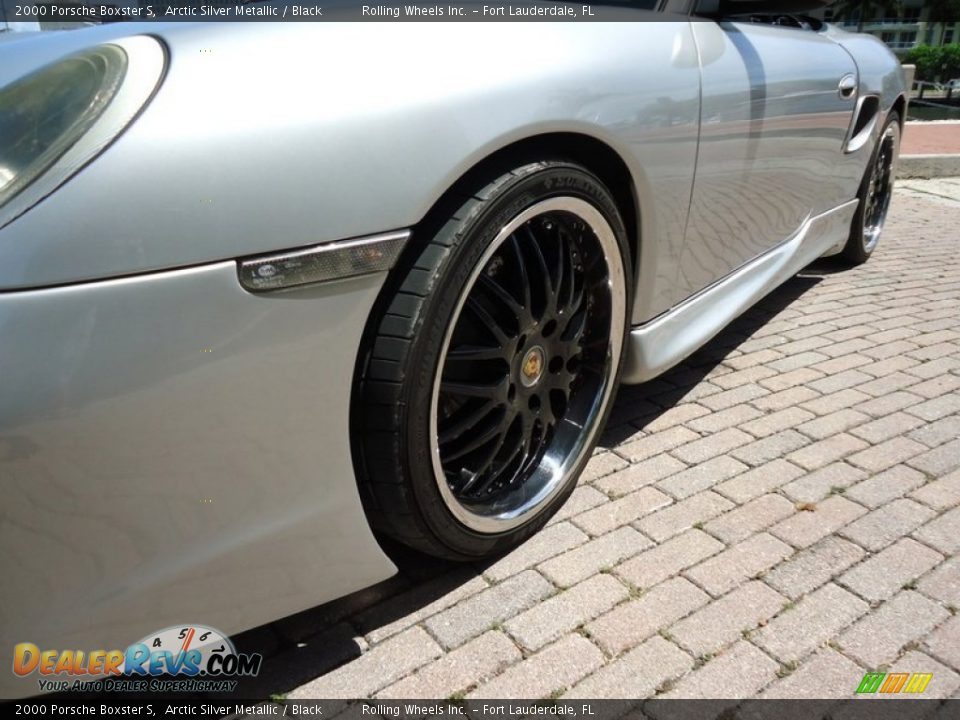 2000 Porsche Boxster S Arctic Silver Metallic / Black Photo #27
