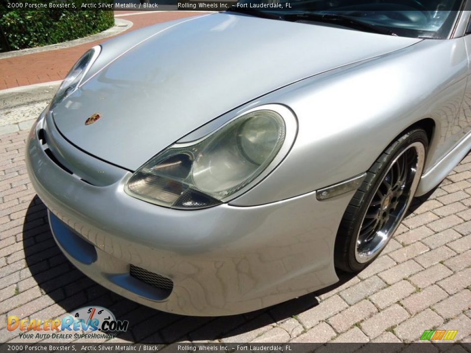 2000 Porsche Boxster S Arctic Silver Metallic / Black Photo #28