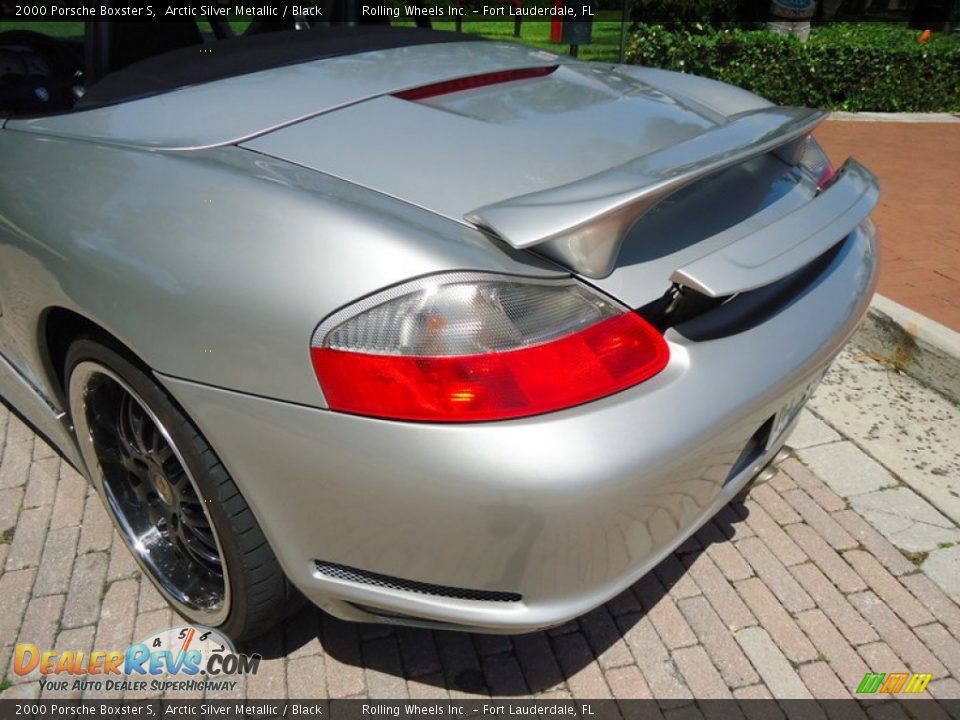 2000 Porsche Boxster S Arctic Silver Metallic / Black Photo #29