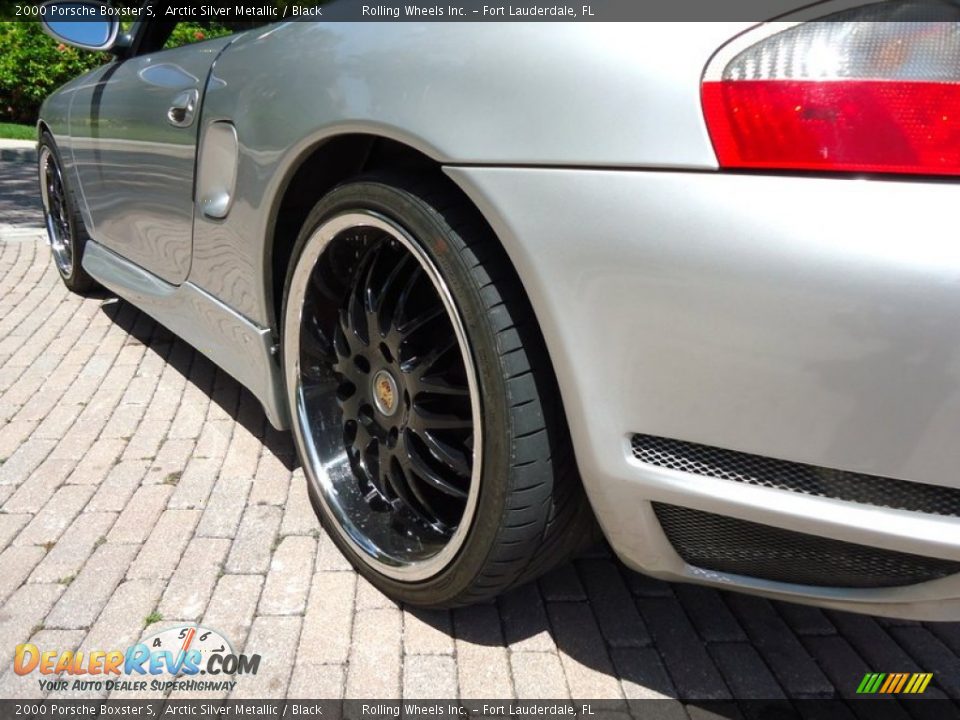2000 Porsche Boxster S Arctic Silver Metallic / Black Photo #30