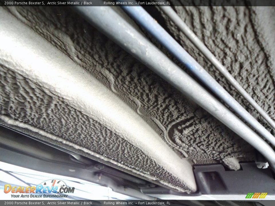 2000 Porsche Boxster S Arctic Silver Metallic / Black Photo #31