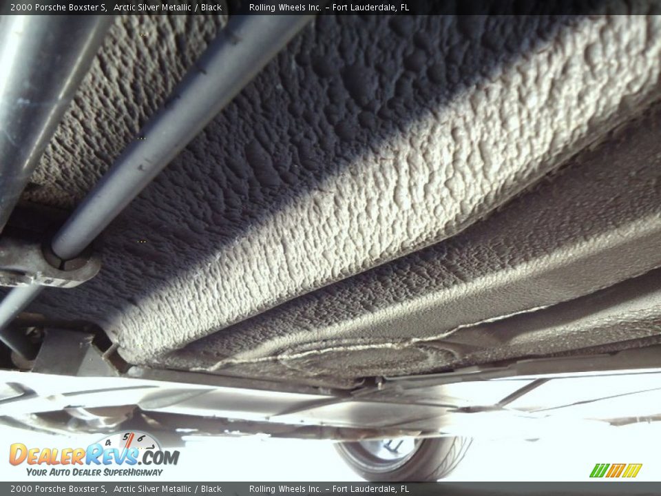 2000 Porsche Boxster S Arctic Silver Metallic / Black Photo #32