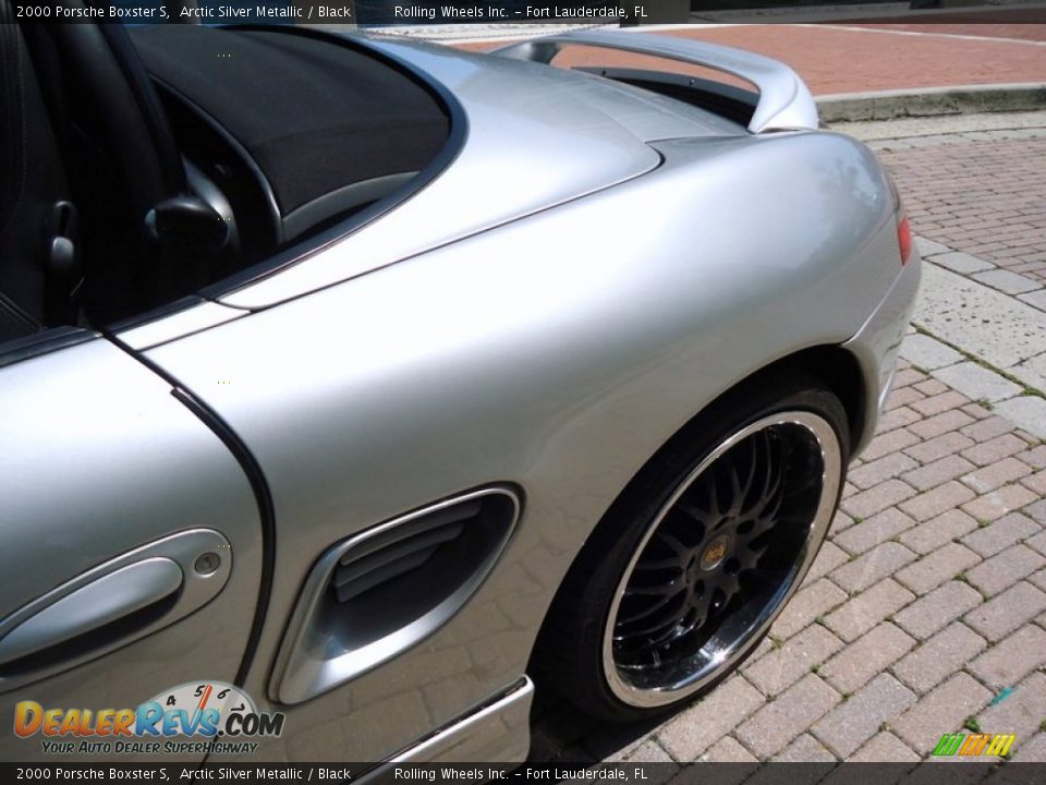 2000 Porsche Boxster S Arctic Silver Metallic / Black Photo #34