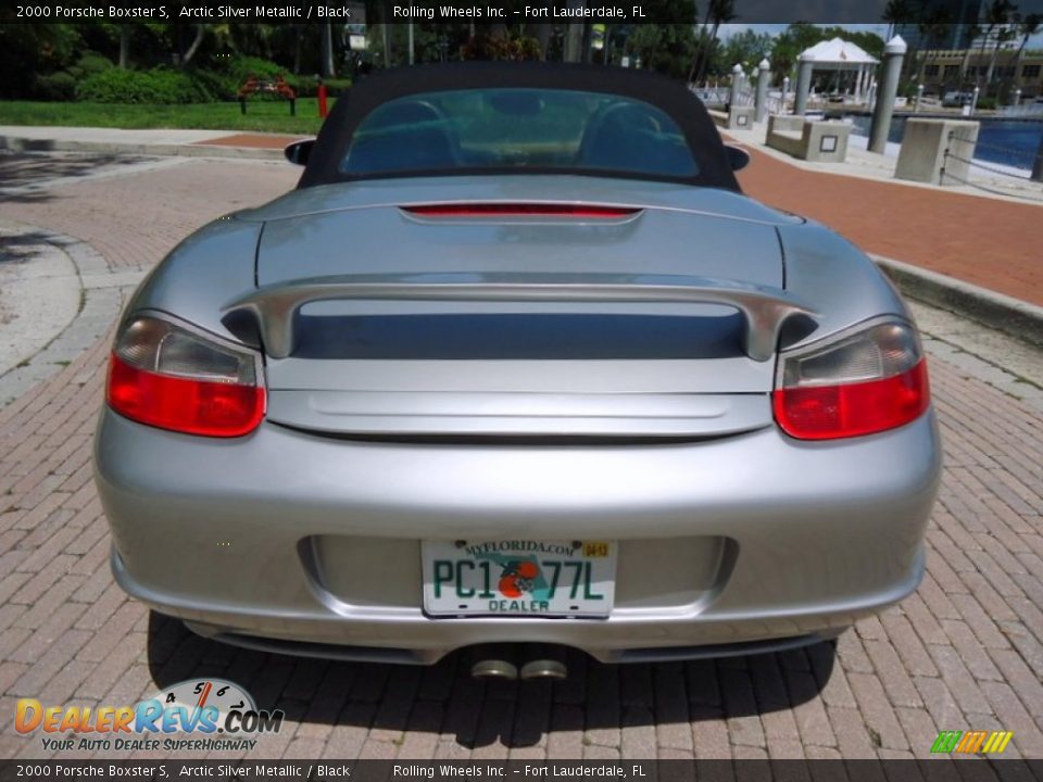 2000 Porsche Boxster S Arctic Silver Metallic / Black Photo #35
