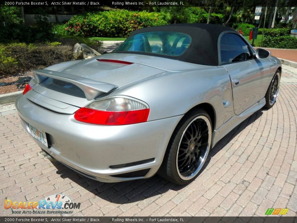 2000 Porsche Boxster S Arctic Silver Metallic / Black Photo #36