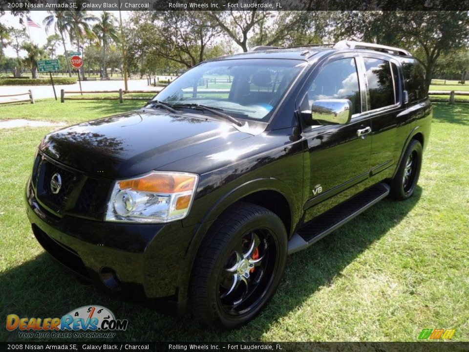 2008 Nissan Armada SE Galaxy Black / Charcoal Photo #1
