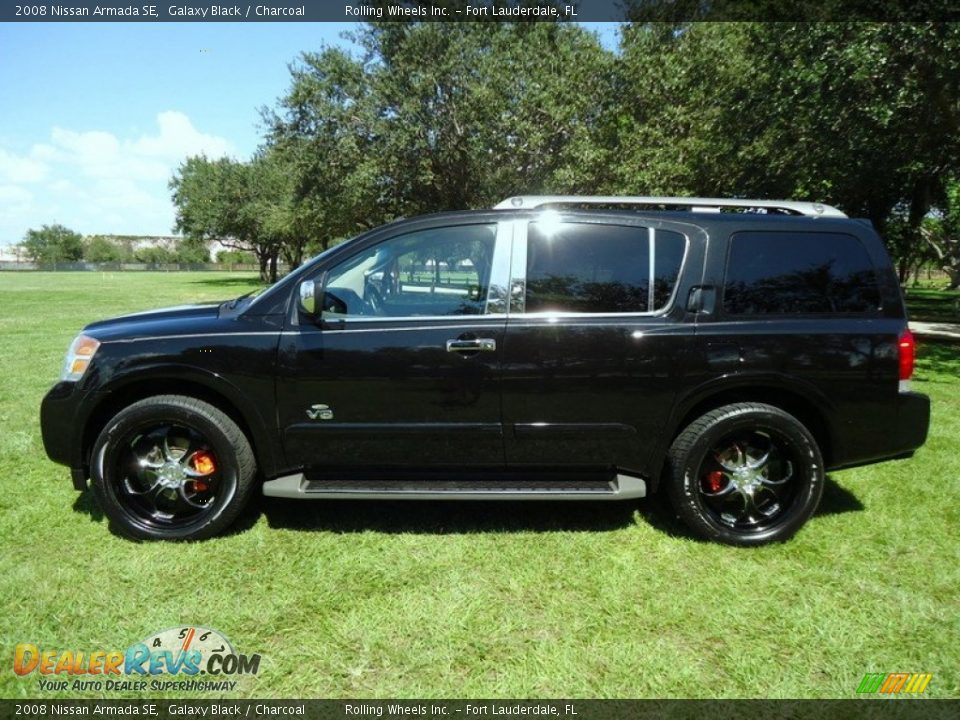 2008 Nissan Armada SE Galaxy Black / Charcoal Photo #4