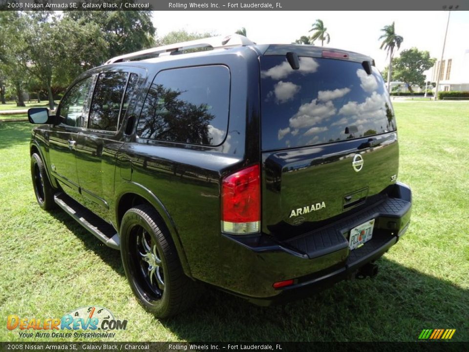 2008 Nissan Armada SE Galaxy Black / Charcoal Photo #5