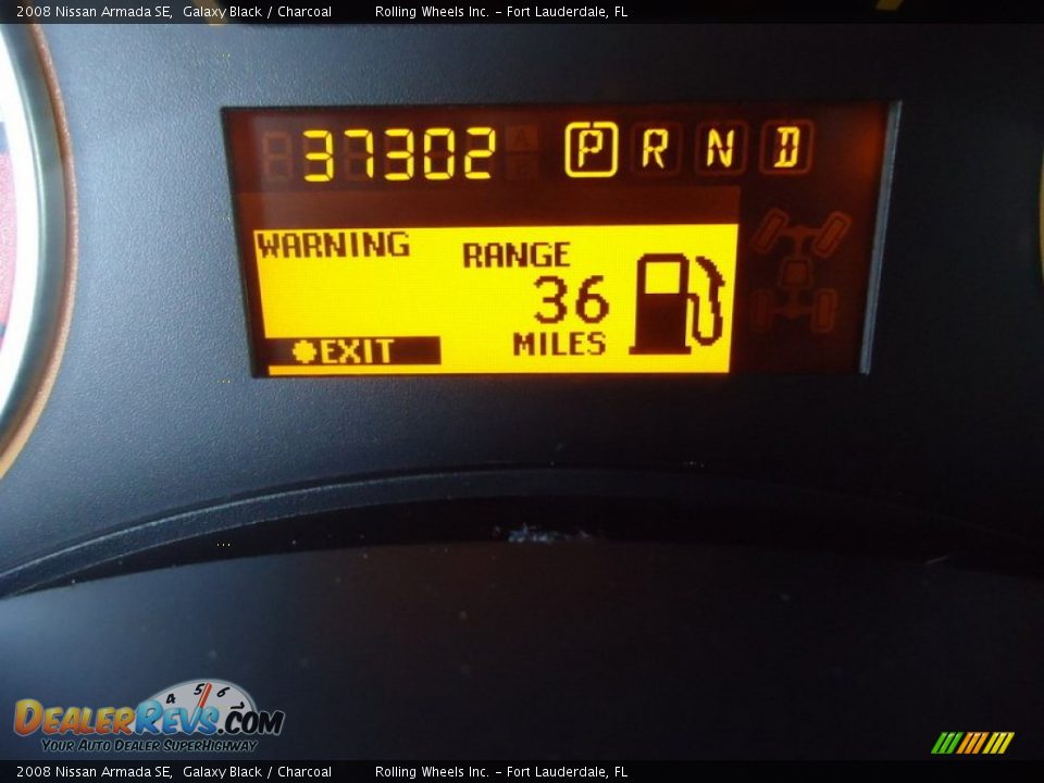 2008 Nissan Armada SE Galaxy Black / Charcoal Photo #6