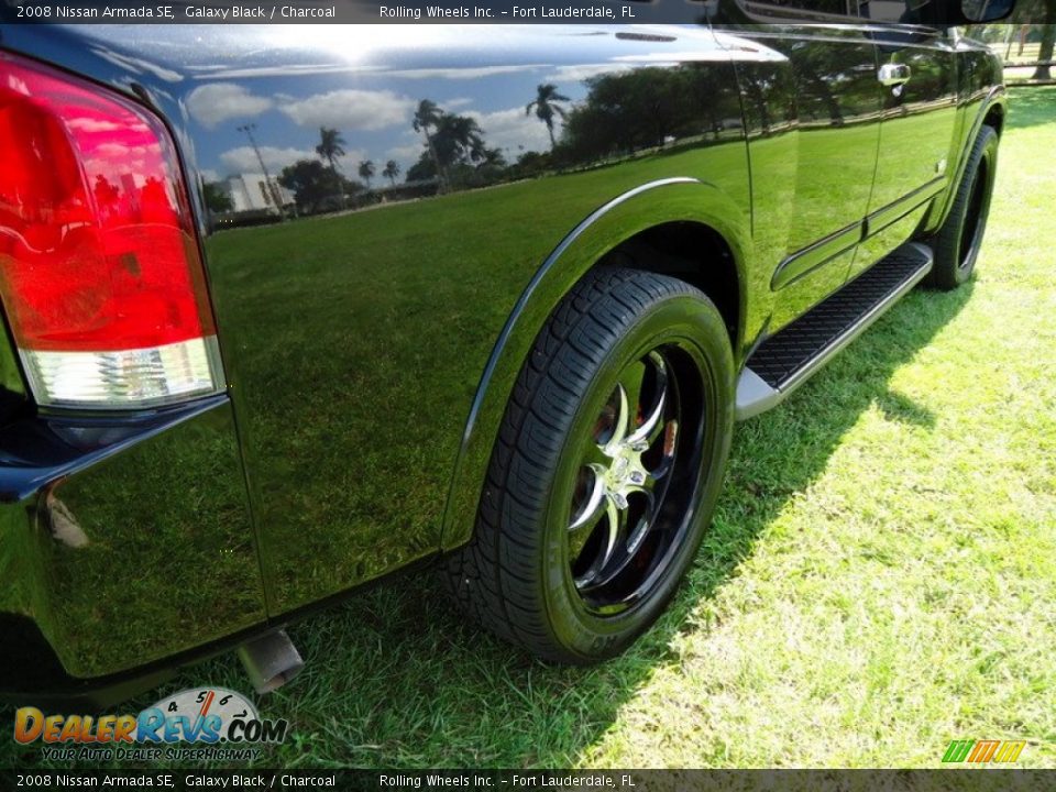 2008 Nissan Armada SE Galaxy Black / Charcoal Photo #10