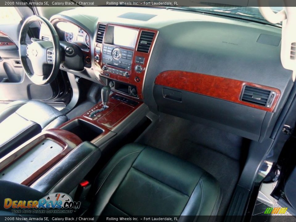 2008 Nissan Armada SE Galaxy Black / Charcoal Photo #13