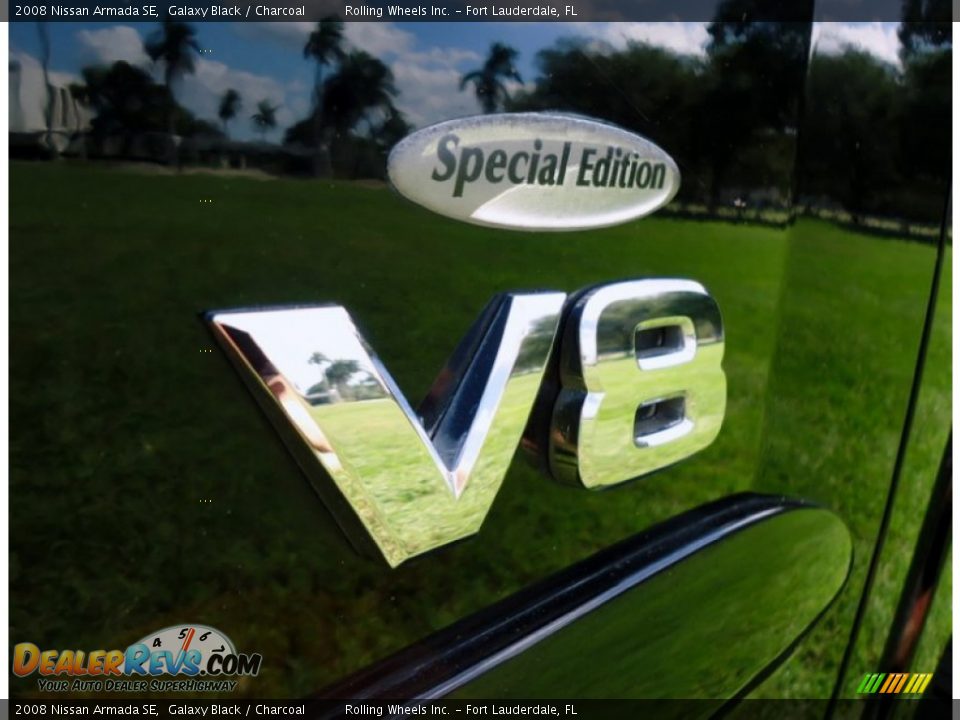 2008 Nissan Armada SE Galaxy Black / Charcoal Photo #14