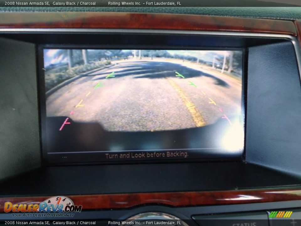 2008 Nissan Armada SE Galaxy Black / Charcoal Photo #19
