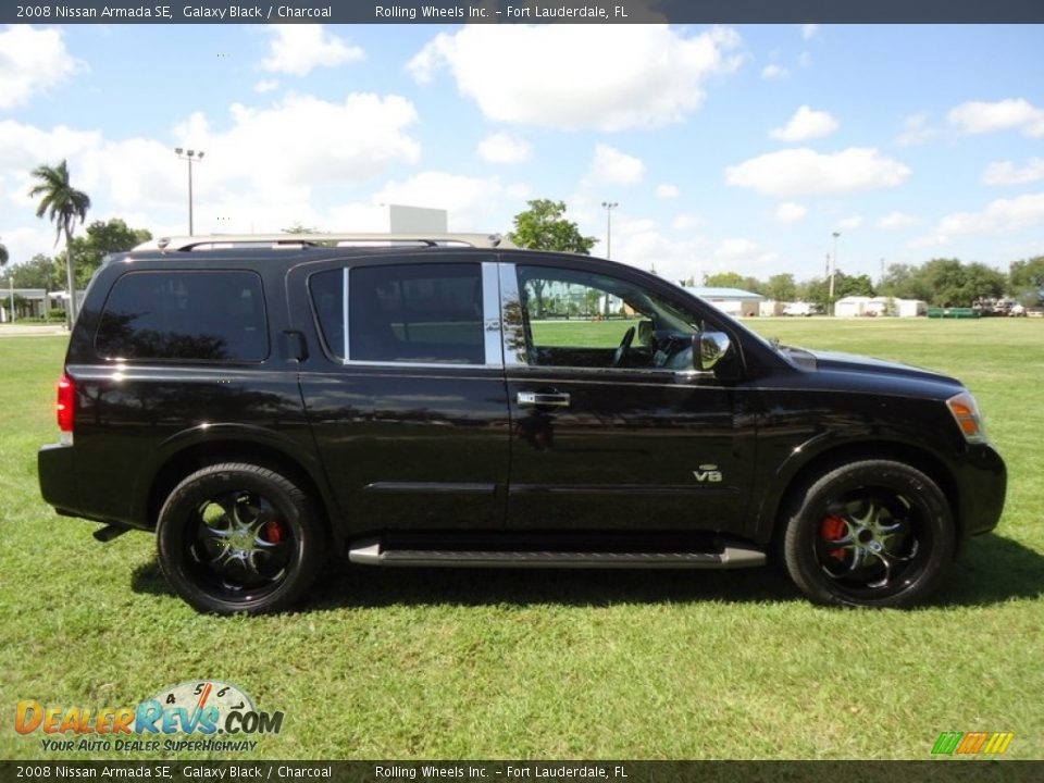 2008 Nissan Armada SE Galaxy Black / Charcoal Photo #22