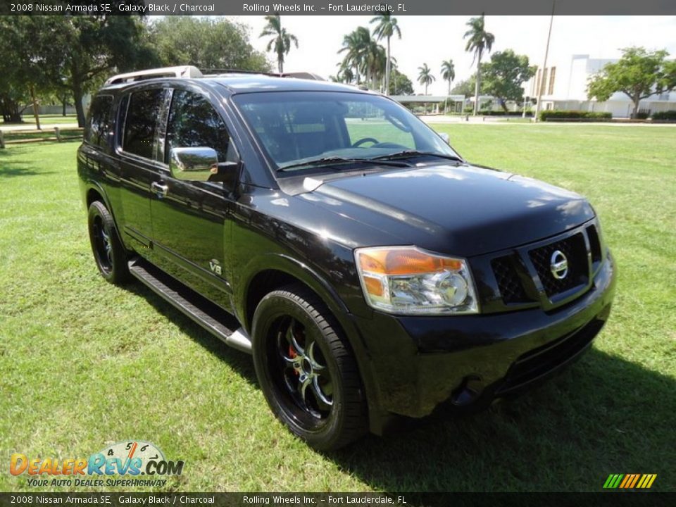 2008 Nissan Armada SE Galaxy Black / Charcoal Photo #24