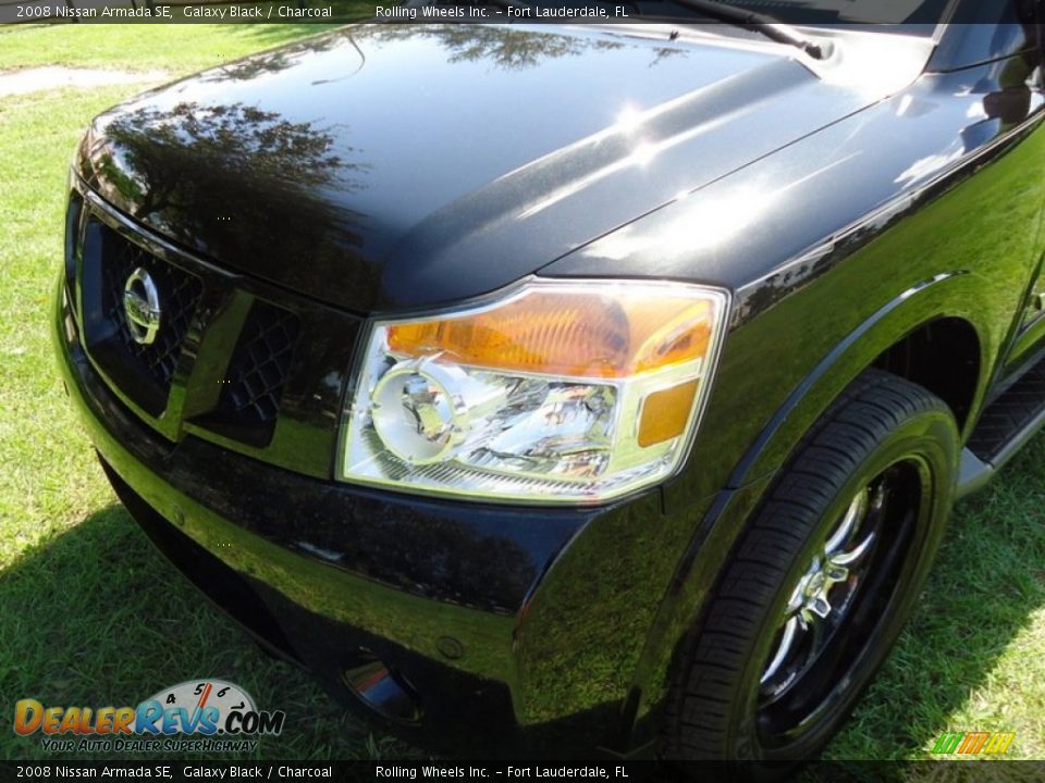 2008 Nissan Armada SE Galaxy Black / Charcoal Photo #26