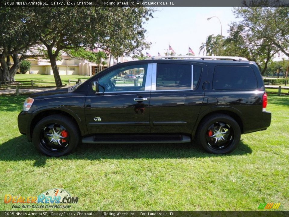 2008 Nissan Armada SE Galaxy Black / Charcoal Photo #29