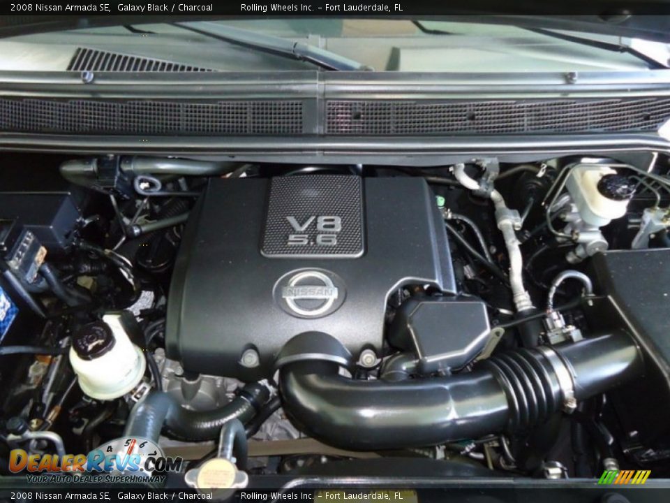 2008 Nissan Armada SE Galaxy Black / Charcoal Photo #31