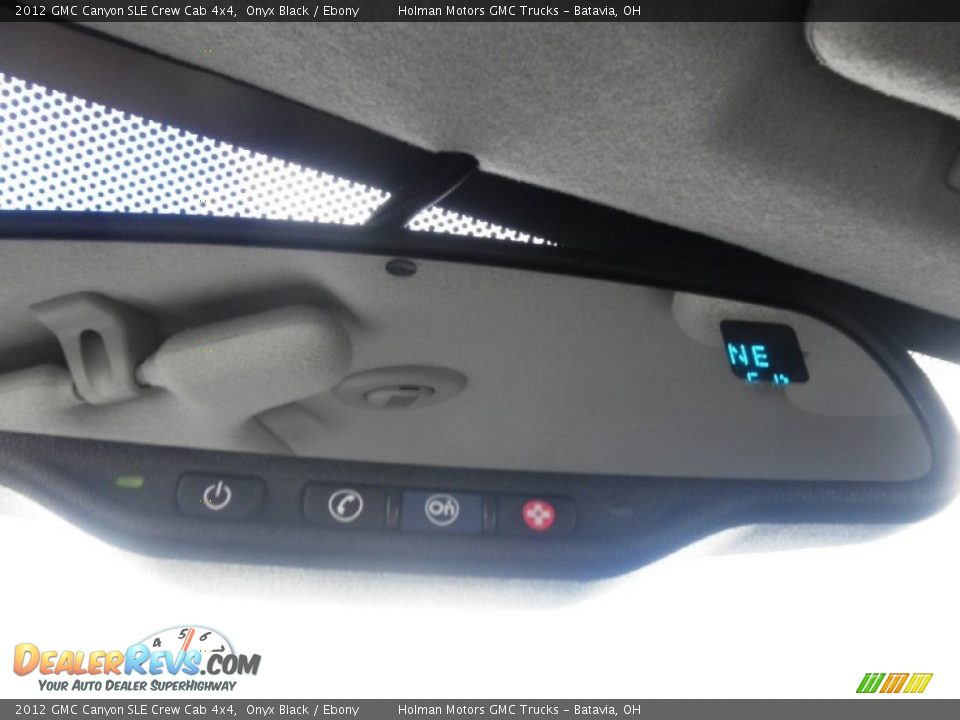 2012 GMC Canyon SLE Crew Cab 4x4 Onyx Black / Ebony Photo #12