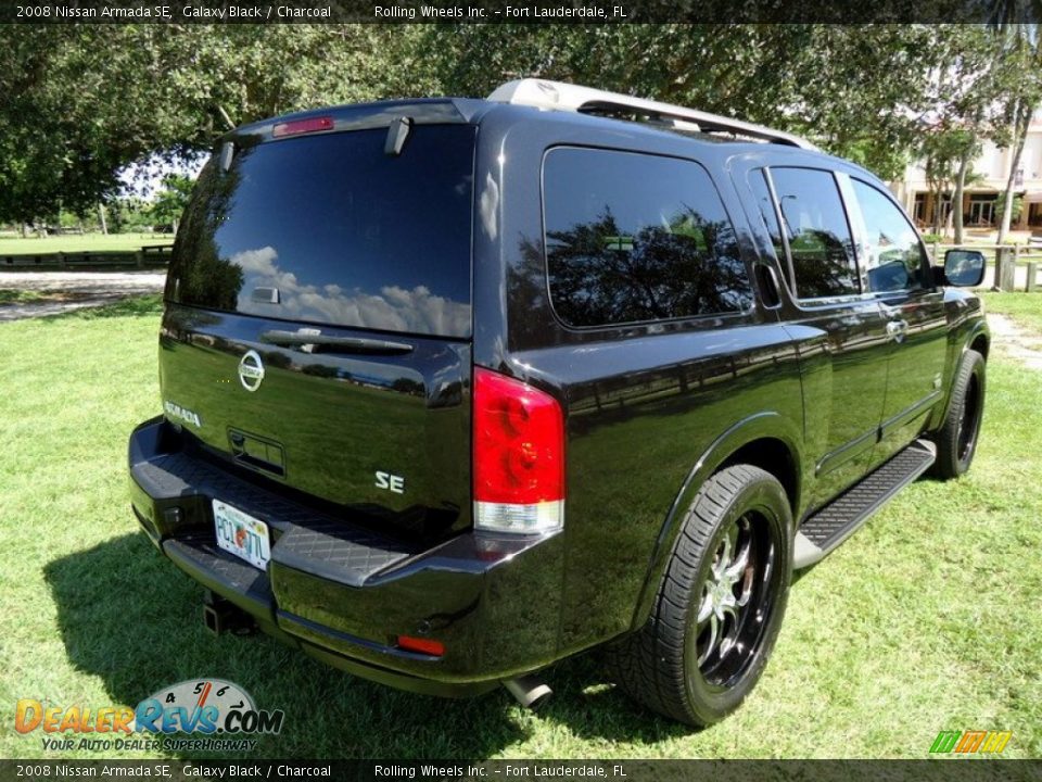 2008 Nissan Armada SE Galaxy Black / Charcoal Photo #34