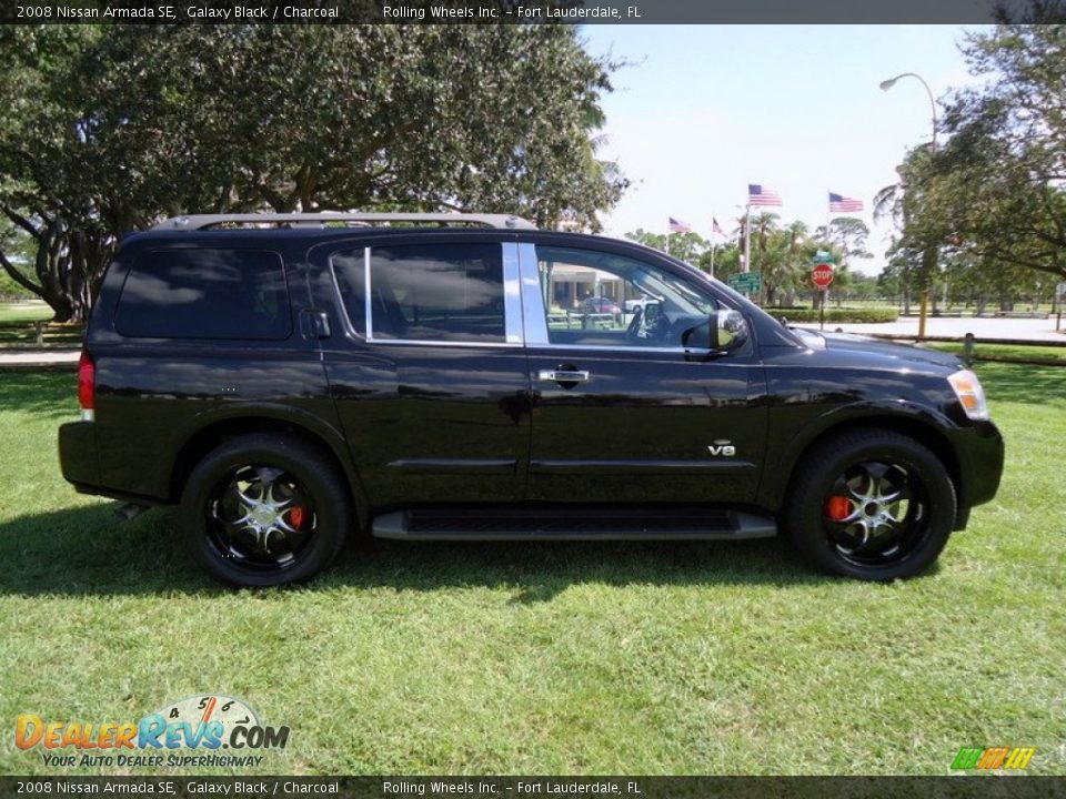 2008 Nissan Armada SE Galaxy Black / Charcoal Photo #35