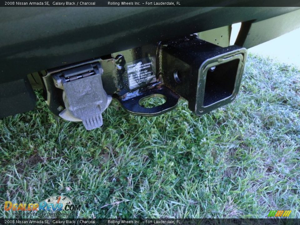 2008 Nissan Armada SE Galaxy Black / Charcoal Photo #36
